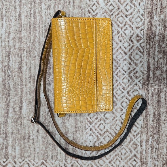 ✨️4/$20 Croc Embossed Small Genuine Leather Crossbody Bag, Removeable Strap - Picture 14 of 16